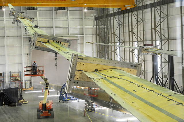 Wind blade testing at Wind Technology Testing Center