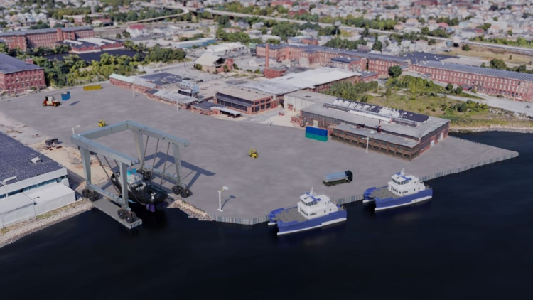 Shoreline Marine Terminal Early Conceptual Rendering